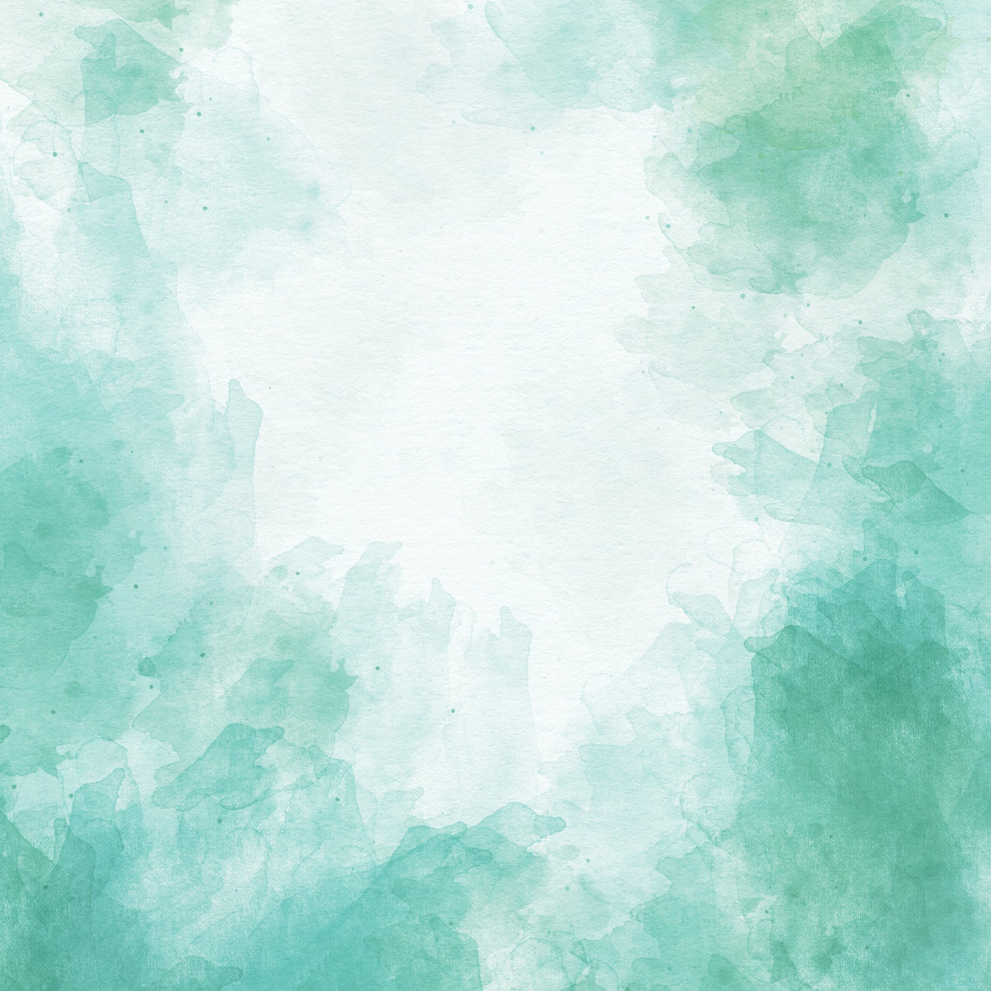 Green Watercolor Stain Background